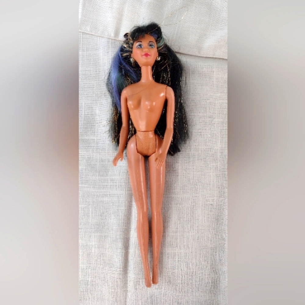 Vintage Kira Barbie with tinsel hair